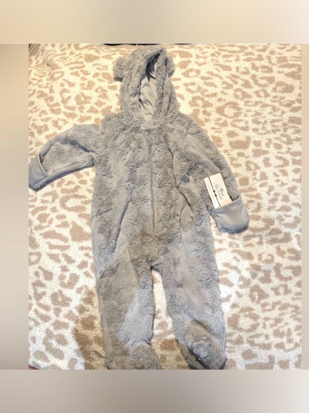 Mini Muffin Cozy Gray Kids One Piece